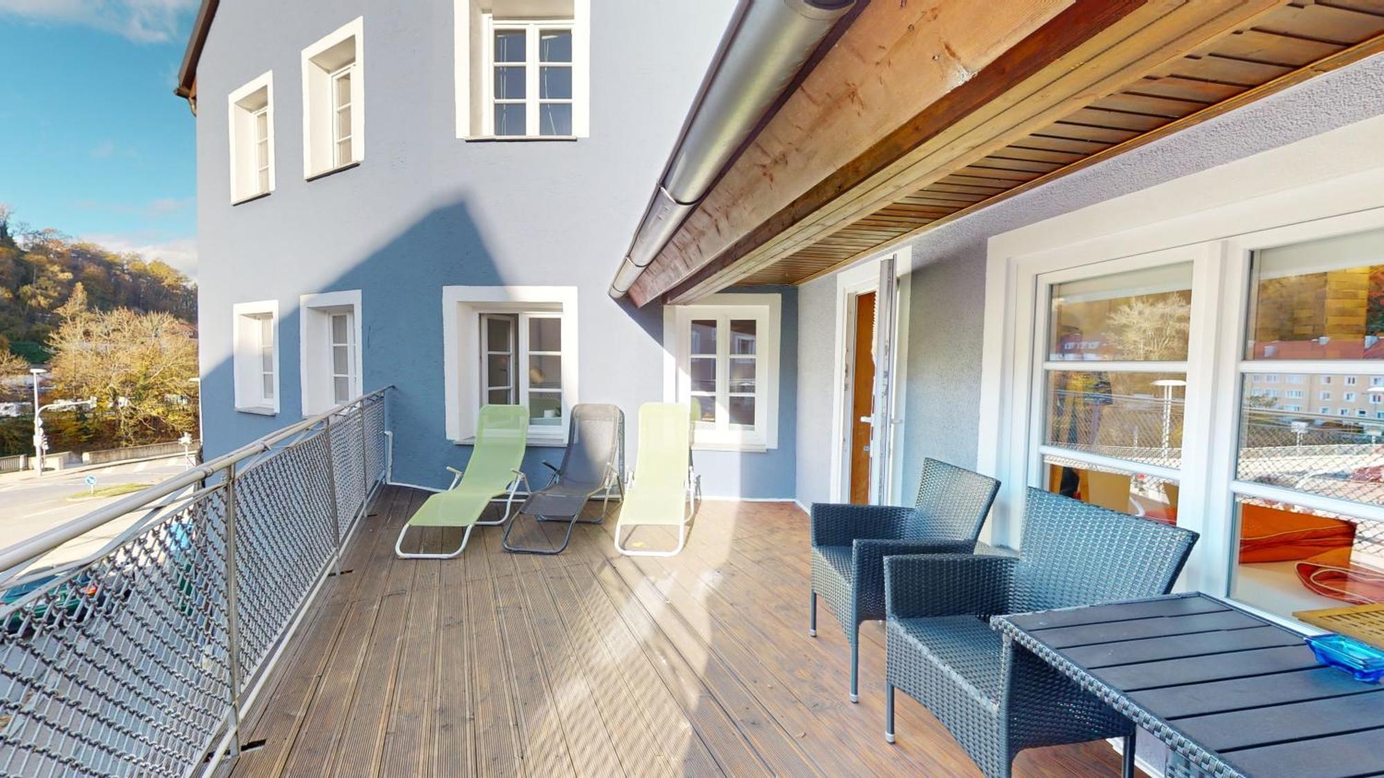 Ferienwohnung Hufschmieds Bleibe Passau Exterior foto